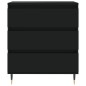 vidaXL Aparador de madera contrachapada negro 60x35x70 cm vidaXL Aparador de madera contrachapada negro 60x35x70 cm