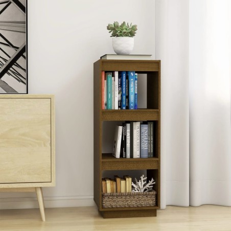 vidaXL Estantería/divisor de espacios madera pino marrón miel
