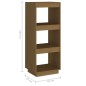 vidaXL Estantería/divisor de espacios madera pino marrón miel vidaXL Estantería/divisor de espacios madera pino marrón miel