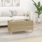 vidaXL Mesa de centro madera contrachapada roble Sonoma 90x44,5x45 cm vidaXL Mesa de centro madera contrachapada roble Sonoma 90x44,5x45 cm