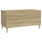 vidaXL Mesa de centro madera contrachapada roble Sonoma 90x44,5x45 cm vidaXL Mesa de centro madera contrachapada roble Sonoma 90x44,5x45 cm