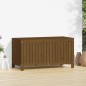 vidaXL Caja de almacenaje jardín madera pino marrón miel 121x55x64 cm vidaXL Caja de almacenaje jardín madera pino marrón miel 121x55x64 cm