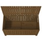 vidaXL Caja de almacenaje jardín madera pino marrón miel 121x55x64 cm vidaXL Caja de almacenaje jardín madera pino marrón miel 121x55x64 cm