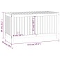 vidaXL Caja de almacenaje jardín madera pino marrón miel 121x55x64 cm vidaXL Caja de almacenaje jardín madera pino marrón miel 121x55x64 cm