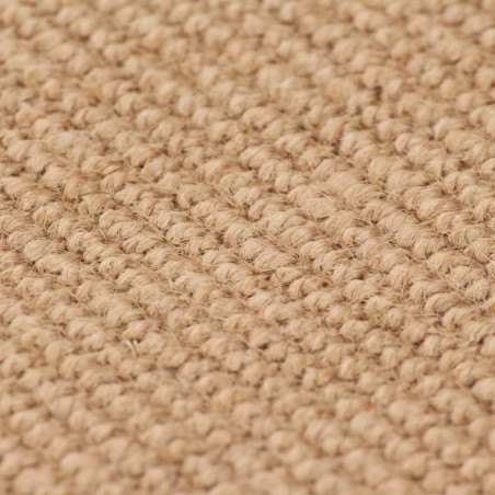 vidaXL Alfombra de yute con reverso de latex color natural 140x200 cm