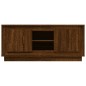vidaXL Mueble para TV madera contrachapada roble marrón 102x35x45 cm