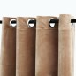 vidaXL Cortinas opacas con anillas 2 uds terciopelo beige 140x225 cm vidaXL Cortinas opacas con anillas 2 uds terciopelo beige 140x225 cm