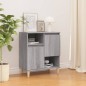 vidaXL Aparador de madera contrachapada gris Sonoma 60x35x70 cm vidaXL Aparador de madera contrachapada gris Sonoma 60x35x70 cm