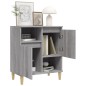 vidaXL Aparador de madera contrachapada gris Sonoma 60x35x70 cm vidaXL Aparador de madera contrachapada gris Sonoma 60x35x70 cm