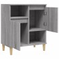 vidaXL Aparador de madera contrachapada gris Sonoma 60x35x70 cm vidaXL Aparador de madera contrachapada gris Sonoma 60x35x70 cm
