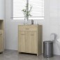 vidaXL Armario de baño madera contrachapada roble Sonoma 60x33x80 cm vidaXL Armario de baño madera contrachapada roble Sonoma 60x33x80 cm
