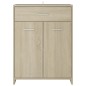 vidaXL Armario de baño madera contrachapada roble Sonoma 60x33x80 cm vidaXL Armario de baño madera contrachapada roble Sonoma 60x33x80 cm