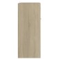 vidaXL Armario de baño madera contrachapada roble Sonoma 60x33x80 cm vidaXL Armario de baño madera contrachapada roble Sonoma 60x33x80 cm