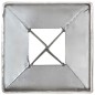 vidaXL Picas de tierra 12 uds acero galvanizado plateado 7x7x90 cm vidaXL Picas de tierra 12 uds acero galvanizado plateado 7x7x90 cm