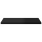 vidaXL Estante estantería 8 uds contrachapada negro brillo 40x40x1,5cm