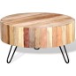 vidaXL Mesa de centro madera reciclada maciza vidaXL Mesa de centro madera reciclada maciza