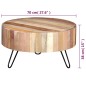vidaXL Mesa de centro madera reciclada maciza vidaXL Mesa de centro madera reciclada maciza