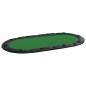 vidaXL Tablero de póquer plegable para 10 jugadores verde 208x106x3 cm vidaXL Tablero de póquer plegable para 10 jugadores verde 208x106x3 cm