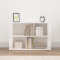 vidaXL Aparador de madera contrachapada blanco brillante 80x30x54 cm vidaXL Aparador de madera contrachapada blanco brillante 80x30x54 cm