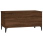 vidaXL Mesa de centro madera contrachapada roble marrón 90x44,5x45 cm vidaXL Mesa de centro madera contrachapada roble marrón 90x44,5x45 cm