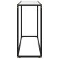 vidaXL Mesa consola vidrio templado blanco 100x35x75 cm vidaXL Mesa consola vidrio templado blanco 100x35x75 cm