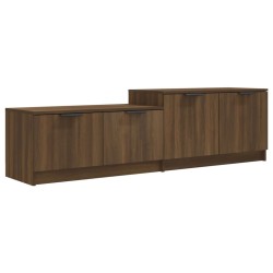 vidaXL Mueble de TV madera contrachapada roble marrón 158,5x36x45 cm