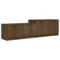 vidaXL Mueble de TV madera contrachapada roble marrón 158,5x36x45 cm