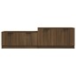 vidaXL Mueble de TV madera contrachapada roble marrón 158,5x36x45 cm