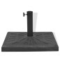vidaXL Base de sombrilla resina cuadrada negra 19 kg vidaXL Base de sombrilla resina cuadrada negra 19 kg