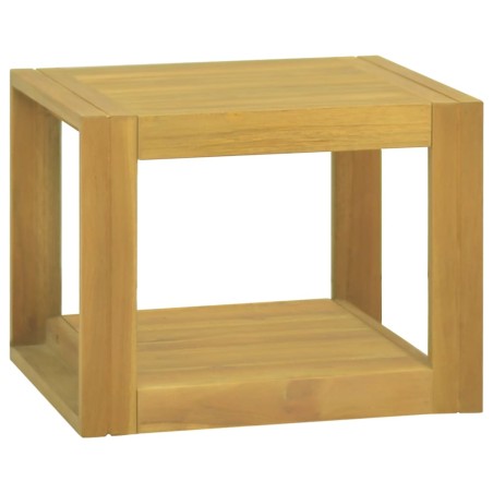 vidaXL Armario de baño de pared madera maciza de teca 45x45x35 cm