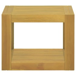 vidaXL Armario de baño de pared madera maciza de teca 45x45x35 cm