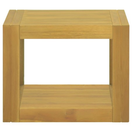 vidaXL Armario de baño de pared madera maciza de teca 45x45x35 cm