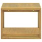 vidaXL Armario de baño de pared madera maciza de teca 45x45x35 cm