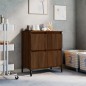vidaXL Aparador madera contrachapada marrón roble 60x35x70 cm vidaXL Aparador madera contrachapada marrón roble 60x35x70 cm