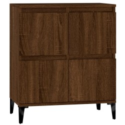 vidaXL Aparador madera contrachapada marrón roble 60x35x70 cm