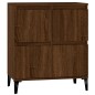 vidaXL Aparador madera contrachapada marrón roble 60x35x70 cm vidaXL Aparador madera contrachapada marrón roble 60x35x70 cm