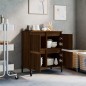 vidaXL Aparador madera contrachapada marrón roble 60x35x70 cm vidaXL Aparador madera contrachapada marrón roble 60x35x70 cm