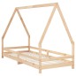 vidaXL Estructura de cama para niños madera maciza de pino 80x200 cm vidaXL Estructura de cama para niños madera maciza de pino 80x200 cm