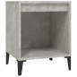 vidaXL Mesitas de noche 2 unidades gris hormigón 40x35x50 cm vidaXL Mesitas de noche 2 unidades gris hormigón 40x35x50 cm