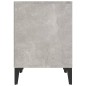 vidaXL Mesitas de noche 2 unidades gris hormigón 40x35x50 cm vidaXL Mesitas de noche 2 unidades gris hormigón 40x35x50 cm