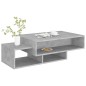 vidaXL Mesa de centro madera de ingeniería gris hormigón 105x55x32 cm vidaXL Mesa de centro madera de ingeniería gris hormigón 105x55x32 cm