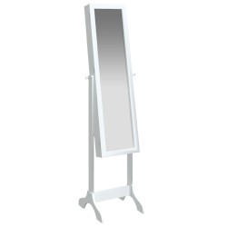 vidaXL Espejo de pie blanco 34x37x146 cm