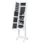 vidaXL Espejo de pie blanco 34x37x146 cm vidaXL Espejo de pie blanco 34x37x146 cm