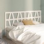 vidaXL Cabecero de cama madera maciza de pino blanco 206x4x100 cm vidaXL Cabecero de cama madera maciza de pino blanco 206x4x100 cm