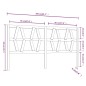 vidaXL Cabecero de cama madera maciza de pino blanco 206x4x100 cm vidaXL Cabecero de cama madera maciza de pino blanco 206x4x100 cm