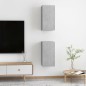 vidaXL Muebles para TV 2 uds contrachapada gris hormigón 30,5x30x60 cm vidaXL Muebles para TV 2 uds contrachapada gris hormigón 30,5x30x60 cm