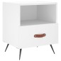 vidaXL Mesita de noche madera de ingeniería blanco 40x35x47,5 cm vidaXL Mesita de noche madera de ingeniería blanco 40x35x47,5 cm