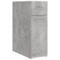 vidaXL Armario de boticario contrachapada gris hormigón 20x45,5x60 cm vidaXL Armario de boticario contrachapada gris hormigón 20x45,5x60 cm