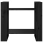 vidaXL Estantería/divisor de espacios madera pino negro 60x35x57 cm vidaXL Estantería/divisor de espacios madera pino negro 60x35x57 cm