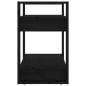 vidaXL Estantería/divisor de espacios madera pino negro 60x35x57 cm vidaXL Estantería/divisor de espacios madera pino negro 60x35x57 cm